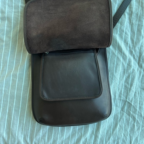 Vintage Coach 9135 Hippie Saddle Bag in Mahogany & Silver Hardware - Picture 11 of 12